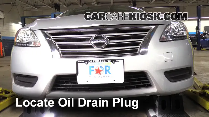 2013 Nissan Sentra SV 1.8L 4 Cyl. Oil Change Oil and Oil Filter